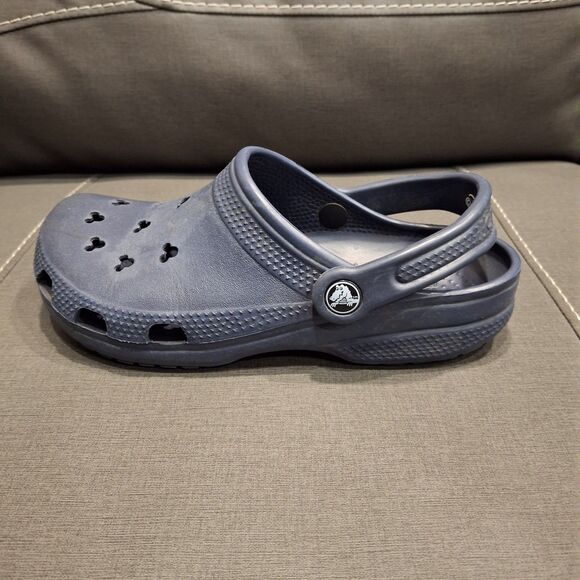 Crocs Disney Mickey Mouse Clog Size 6 Women Size 4 Men Navy Blue - Picture 7 of 9